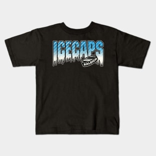 Defunct Raleigh Ice Caps Hockey Team Kids T-Shirt